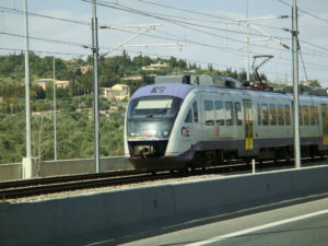 Athens suburban train