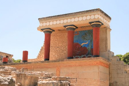 Knossos Palace & Archaeological Site, Crete island, Greece