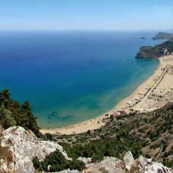 Tsambika Beach Rhodes Beaches