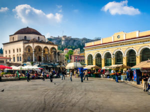 Athens Monastiraki square