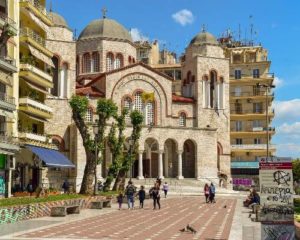 Town square Greece