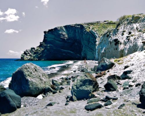 Santorini beach