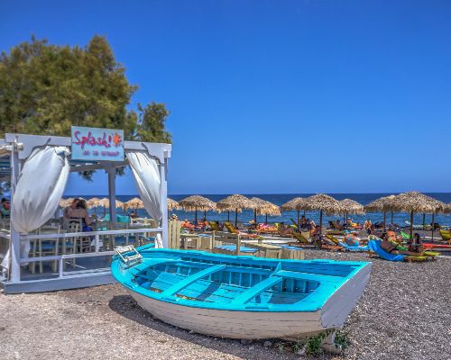 Santorini beach