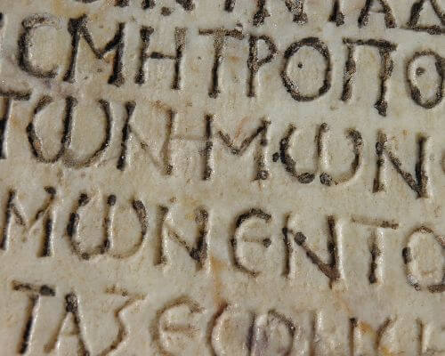 Greek writing